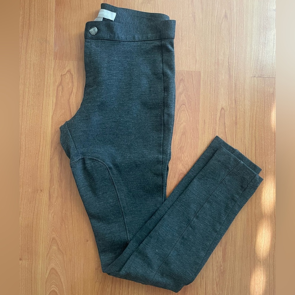 Banana Republic Women’s Equestrian Inspired Gray  Ponte Pant Leggings Stretch 0P